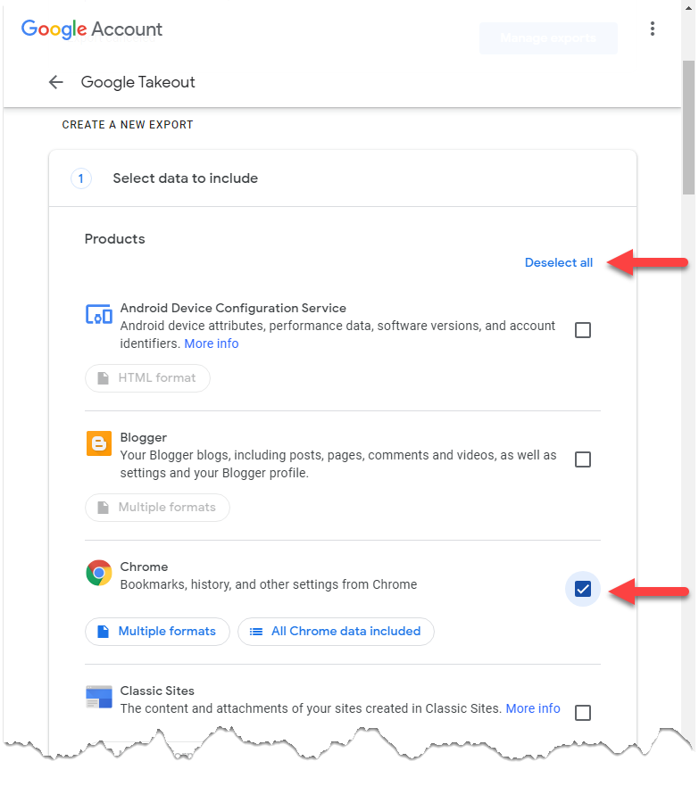 download google chrome sync settings